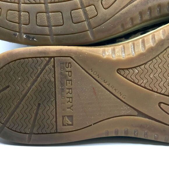 Sperry Top-Sider Woman's Sz 6(M) Leopard-Print Leather Boat Shoes 9101882 - CH73 - Picture 6 of 7